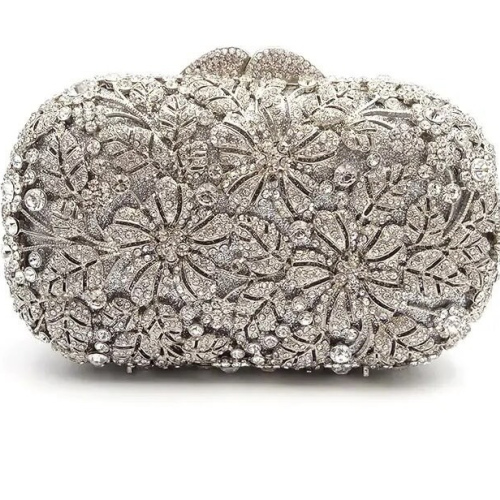 Chesca silver clutch 