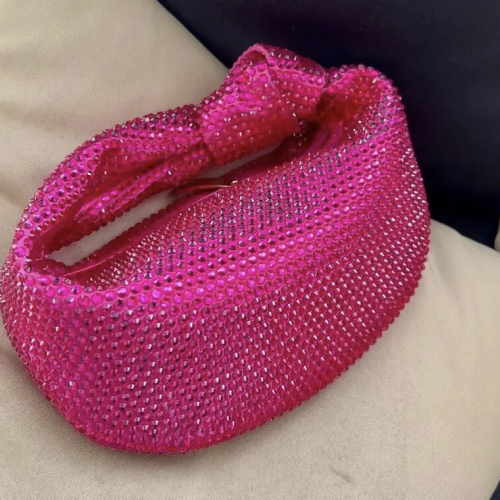 Pink studded  sparkle bag - SOLD OUT